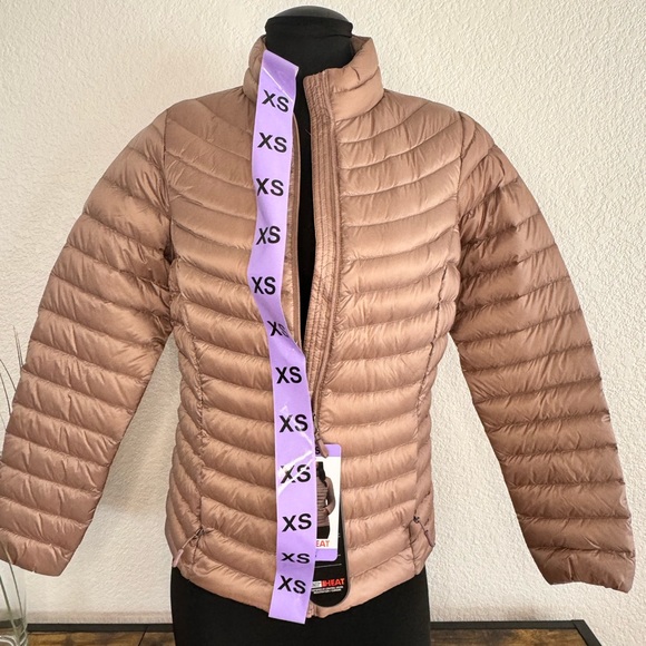 32 Degrees Heat Ultra lightweight down jacket, taupe, xsmall - Picture 2 of 7
